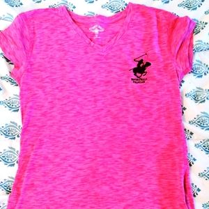Pink polo shirt